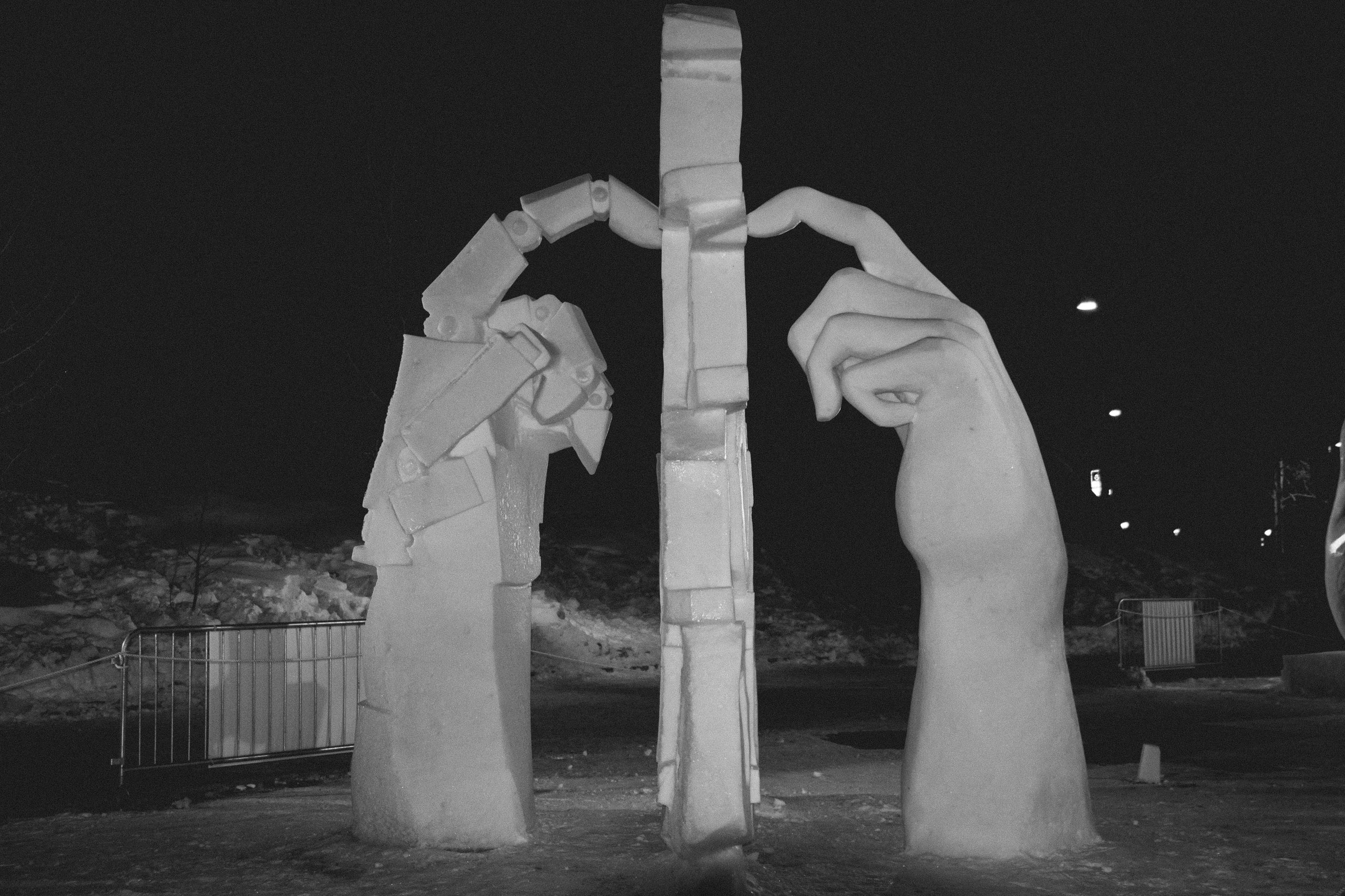 Snow Sculptures photograph by Craig Goodwin