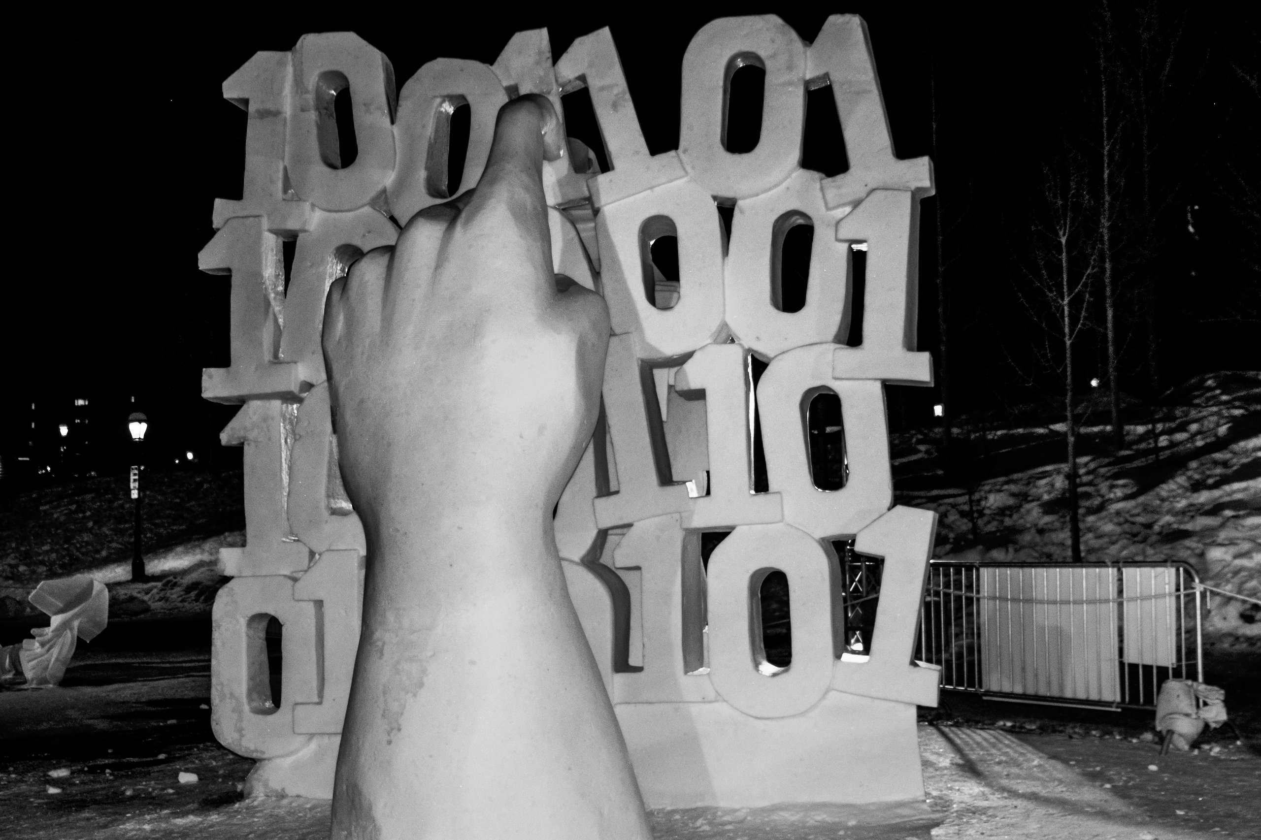 Snow Sculptures photograph by Craig Goodwin