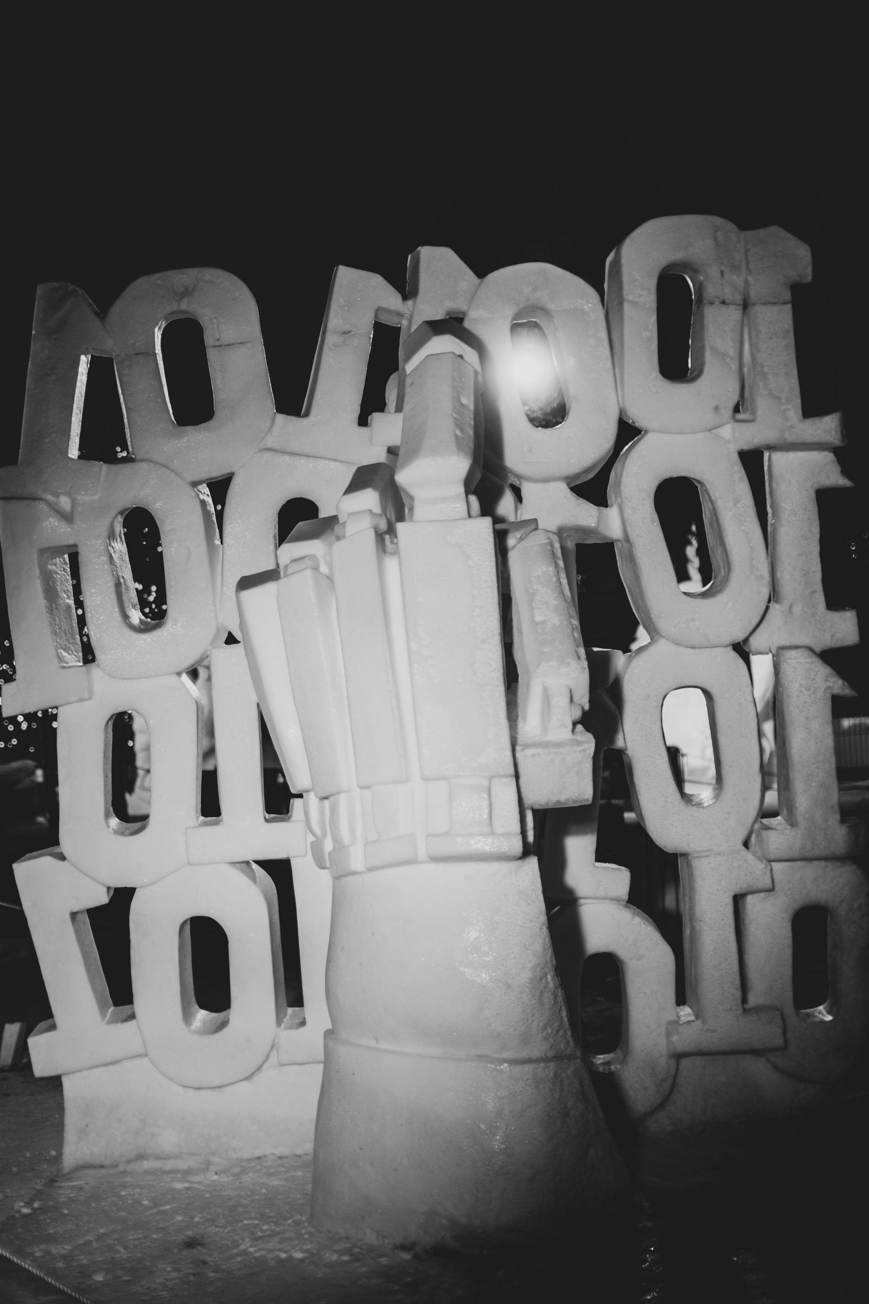 Snow Sculptures photograph by Craig Goodwin