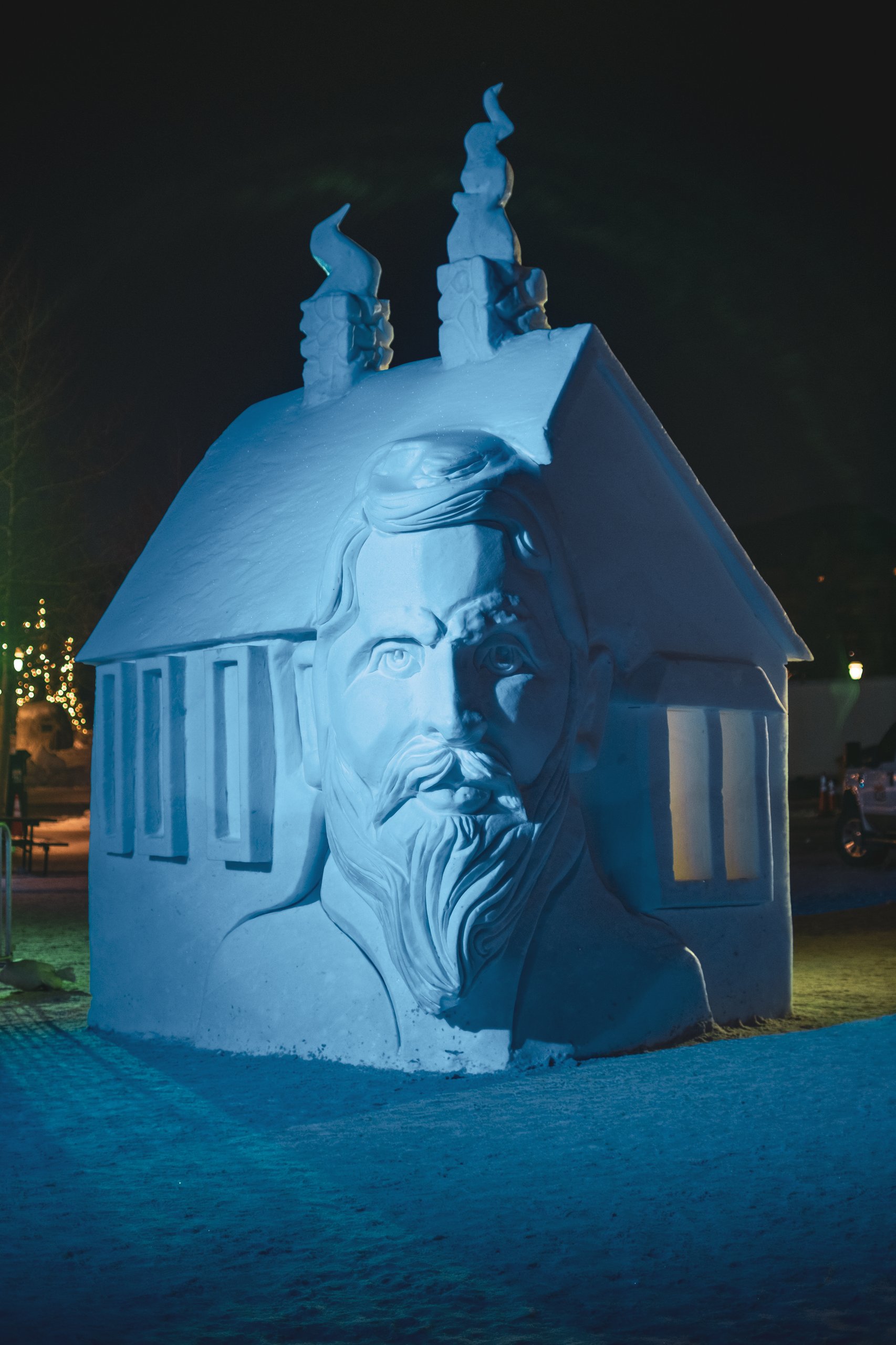 Snow Sculptures photograph by Craig Goodwin