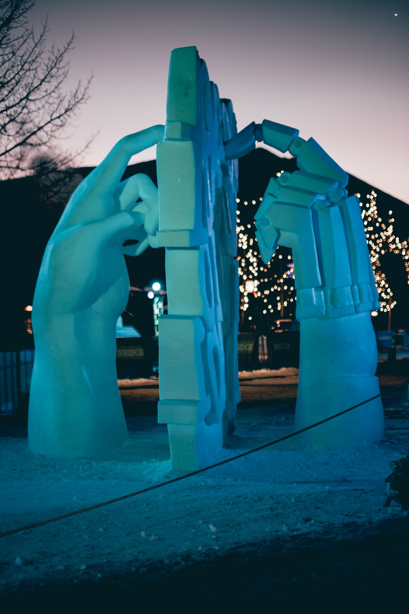 Snow Sculptures photograph by Craig Goodwin